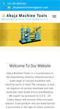 Mobile Screenshot of ahujamachinetools.com